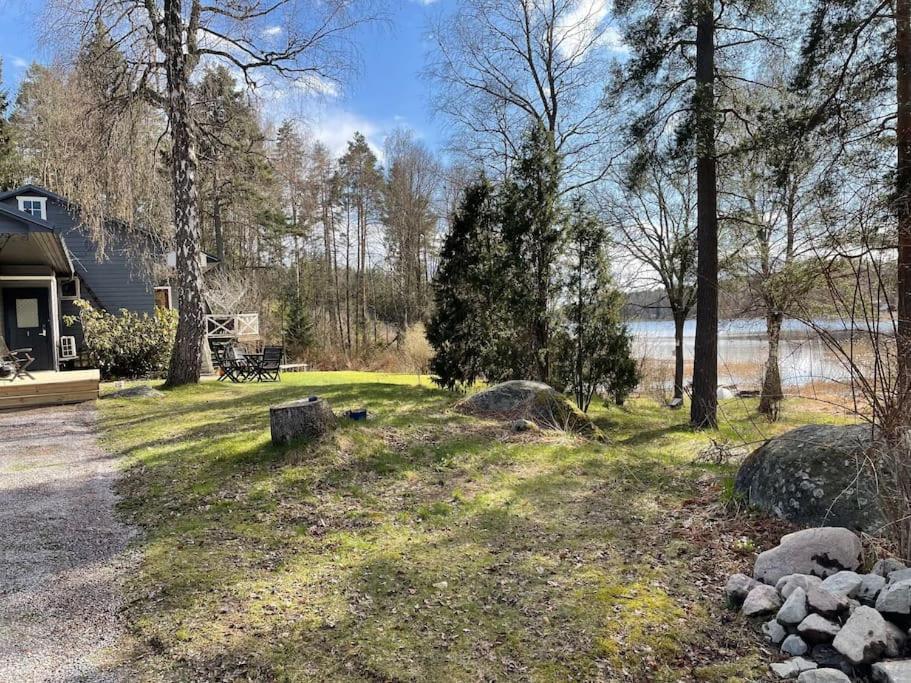 Nyrenoverat Strandnaera Med Fantastisk Utsikt Rimbo Eksteriør bilde